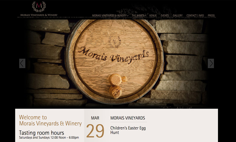 winery website