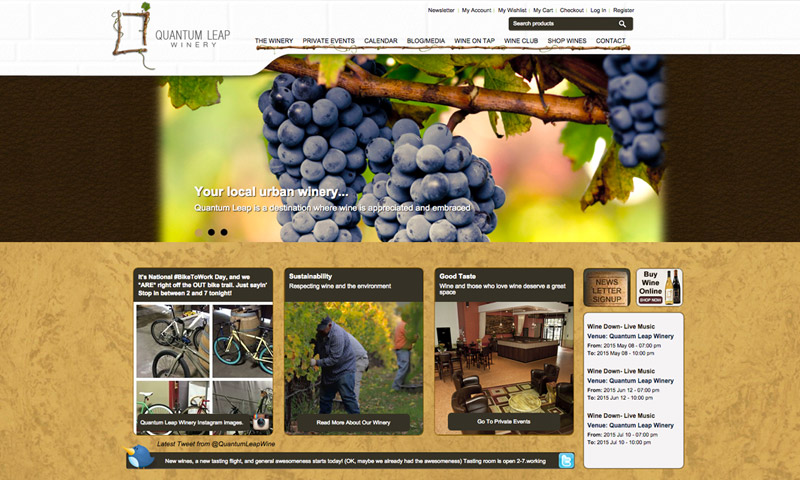 winery website