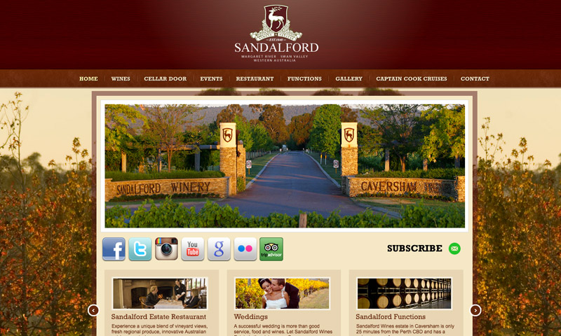 winery website