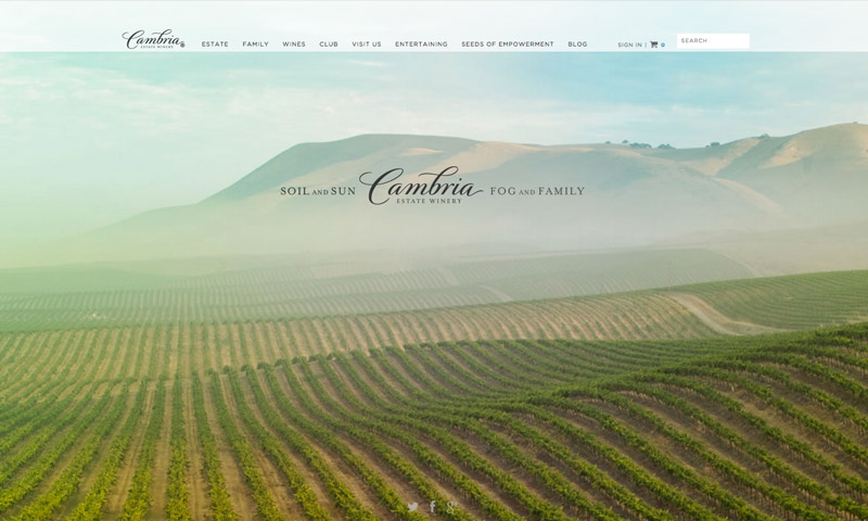 estate wine website