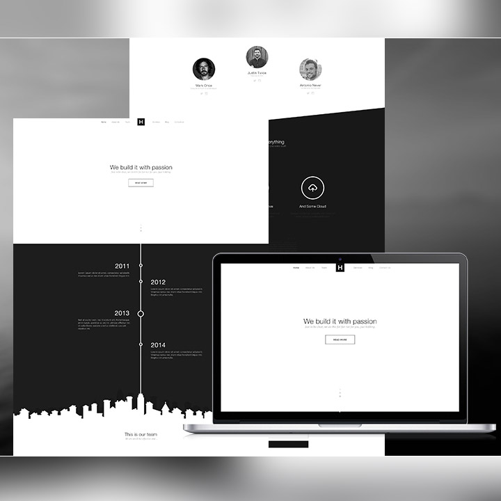 grayscale template photoshop