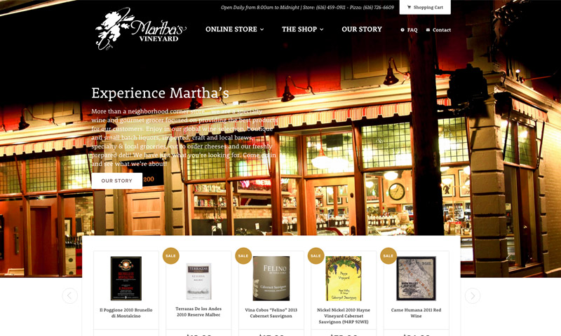 vineyard website