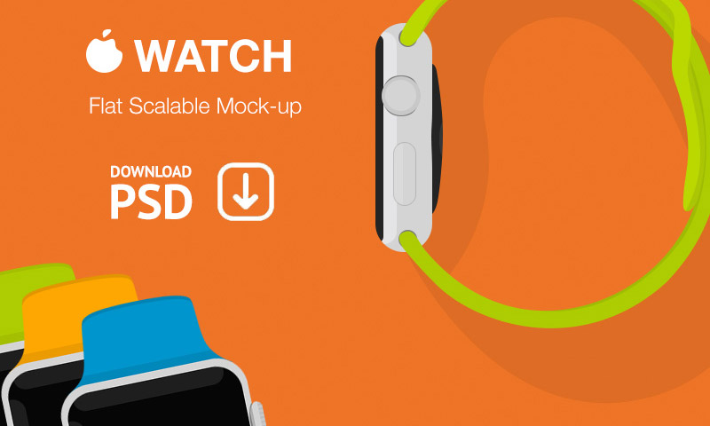 apple free watch mockup