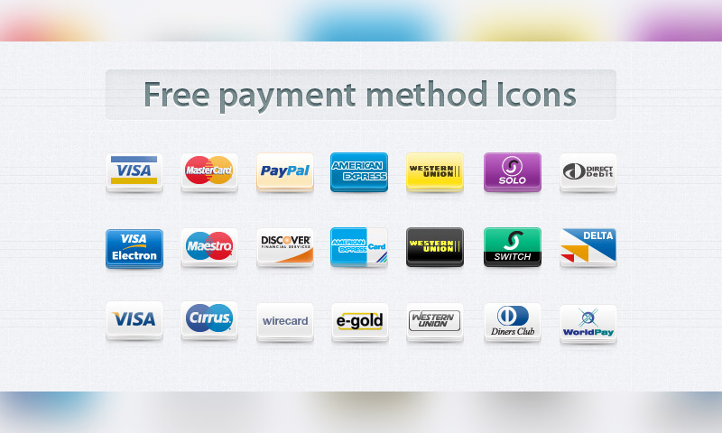 payment method icons