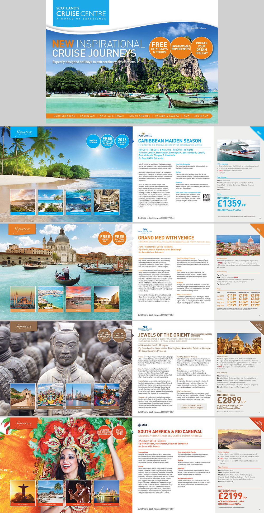 travel brochure design