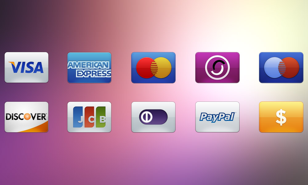 credit card logos paypal