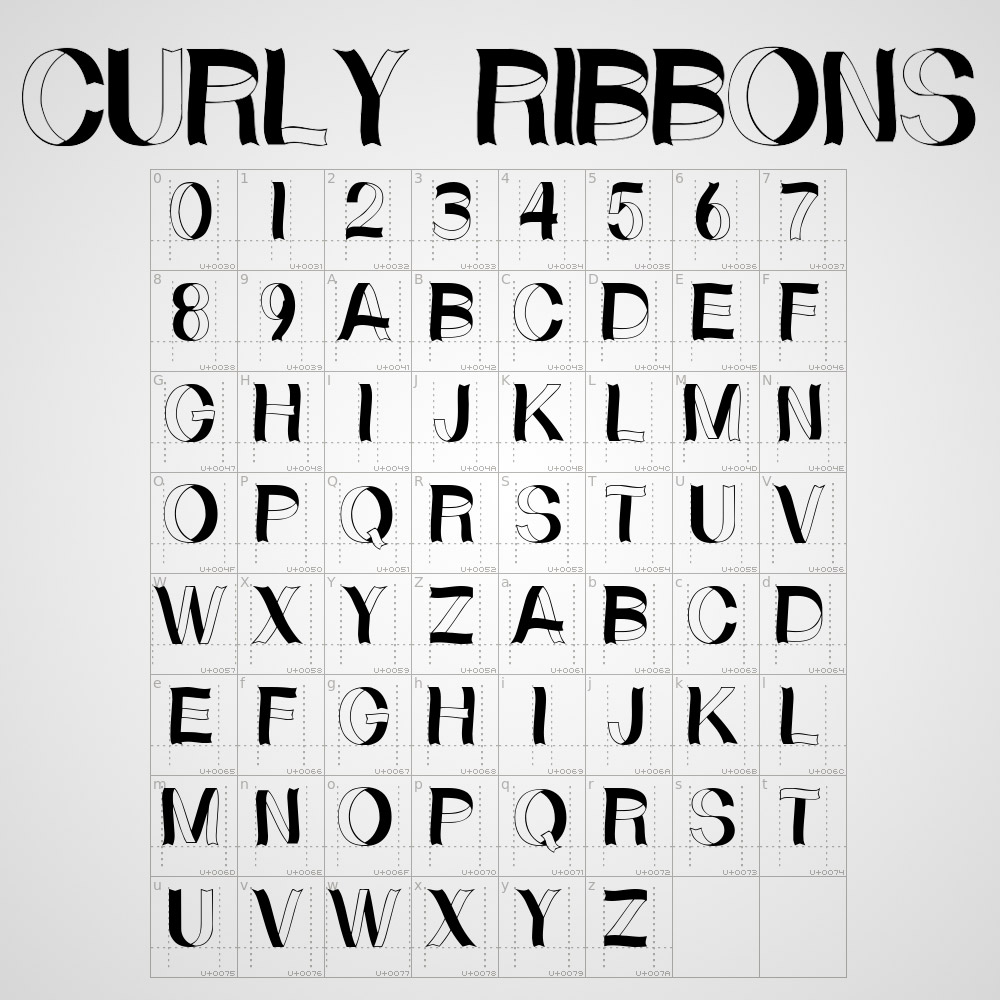 all caps font