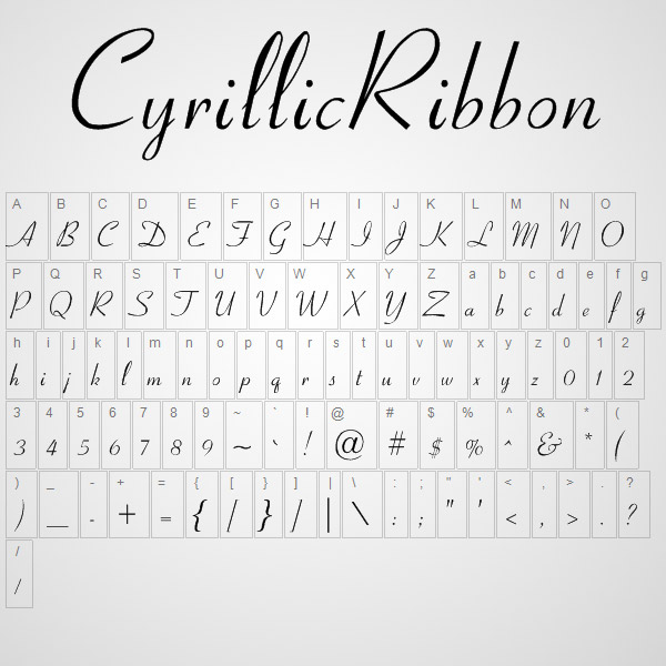 script font