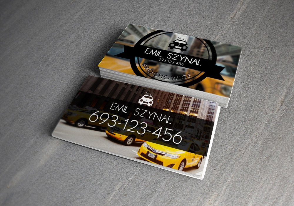 taxi business card