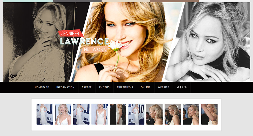 celebrity web design