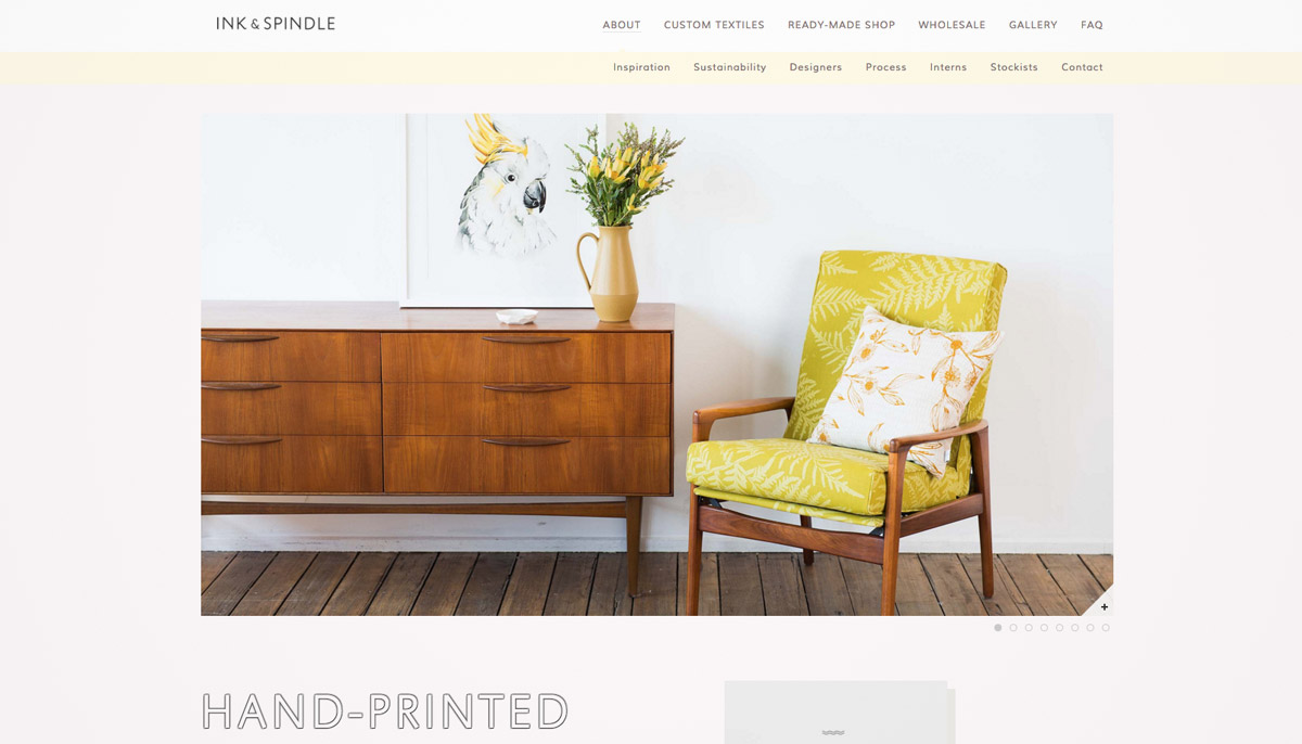 furniture site design