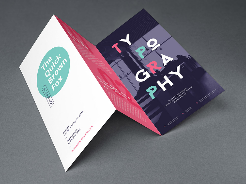 trifold brochure template