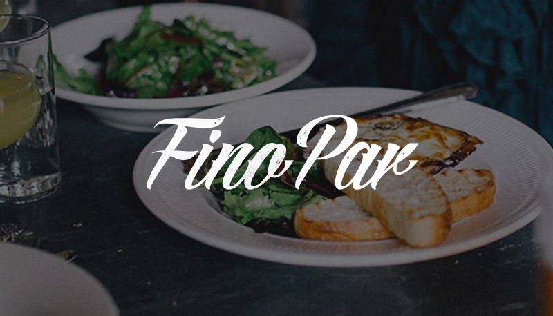 restaurant typography website
