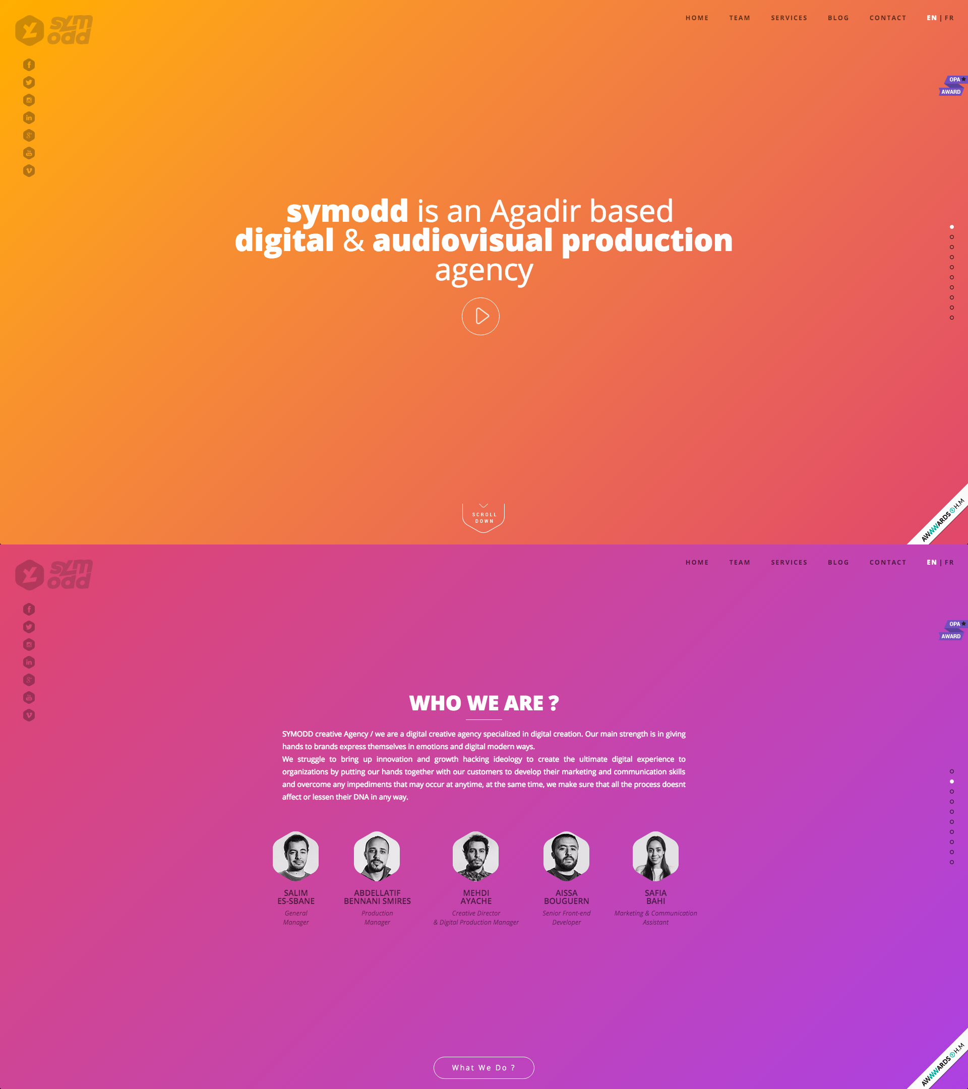 slider background gradient