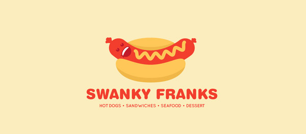 flat hotdog logo
