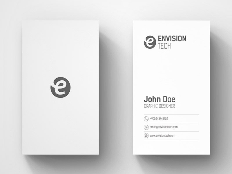 monochrome business card inspiration