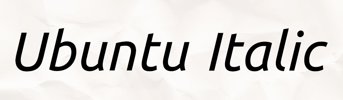 italic fonts