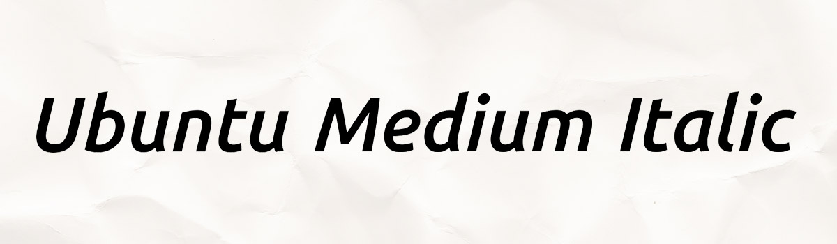 medium italic