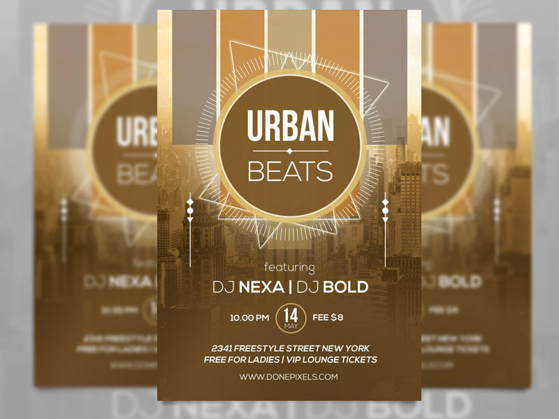 dj flyer template