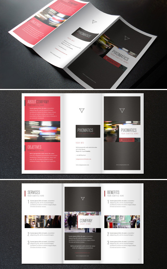 minimalist brochure template