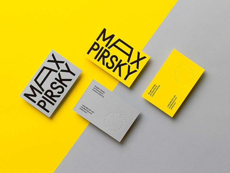 20 Minimalistic Business Card Designs For You To See