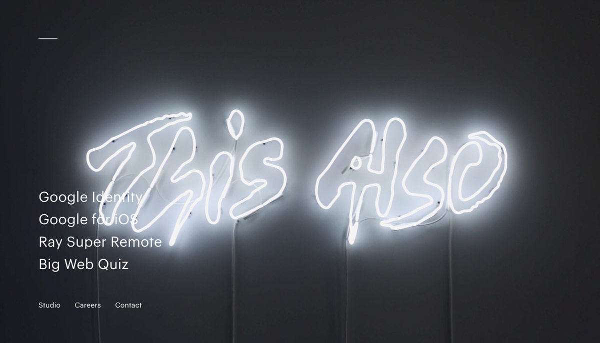 light typography