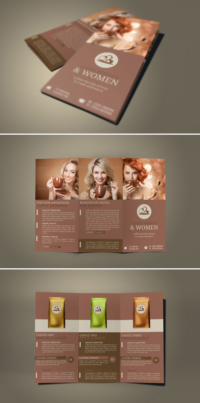 shop brochure designs