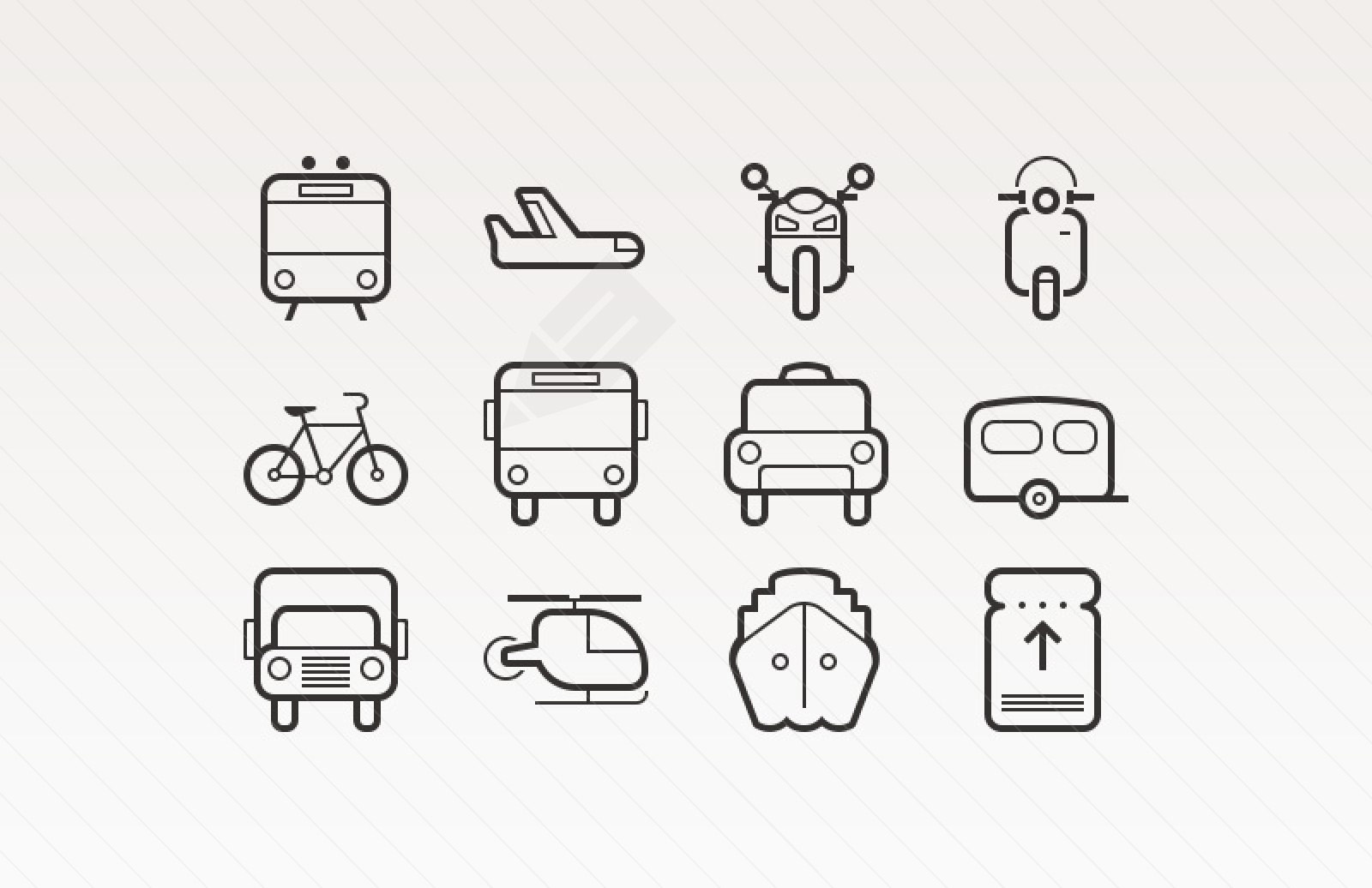 vector icons transpo