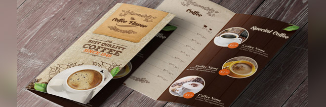 15 Refreshing Coffee Shop Brochure Designs