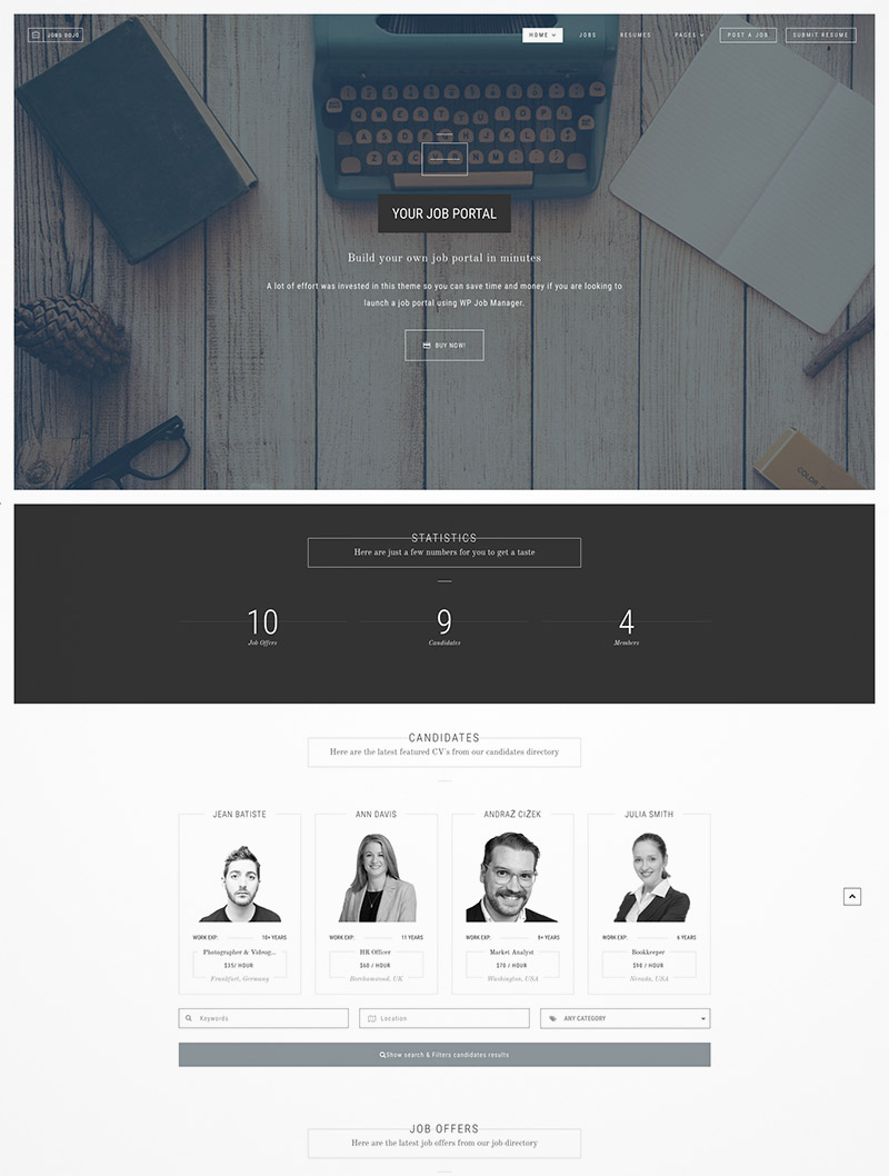 job portal wordpress