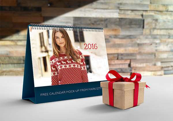 calendar photoshop mockup