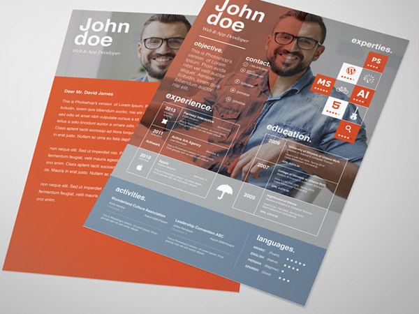 resume template theme