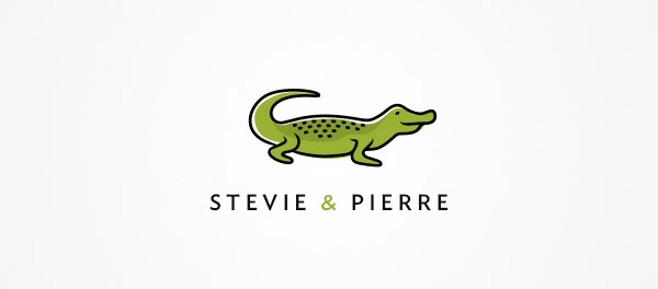 simple logo crocodile