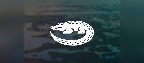 alligator logo design