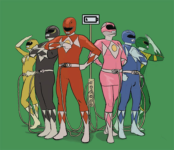 funny illustration rangers