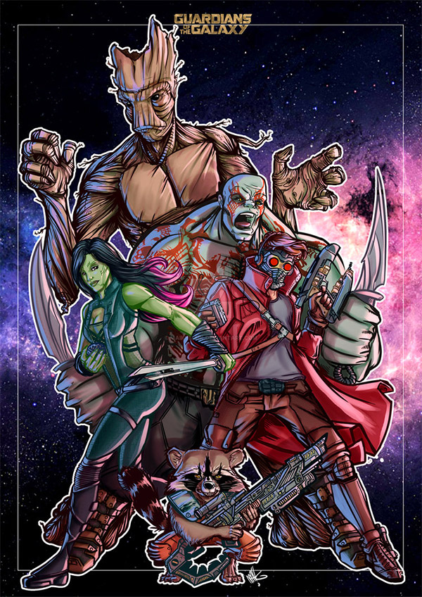 20+ Brilliant Guardians Of The Galaxy Illustrations Naldz Graphics