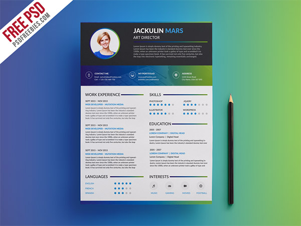 gradient design template