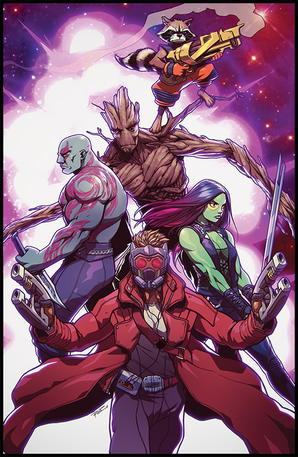 20+ Brilliant Guardians Of The Galaxy Illustrations | Naldz Graphics