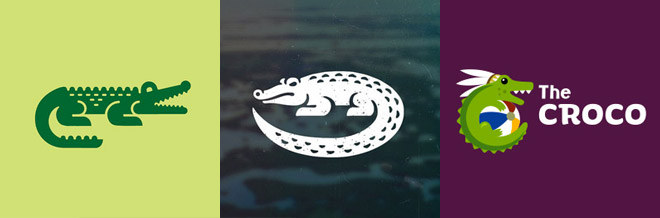 22 Creative Crocodile Logo Design Examples