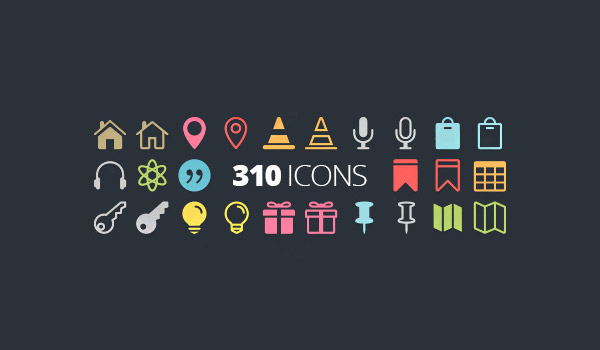 modern web icons