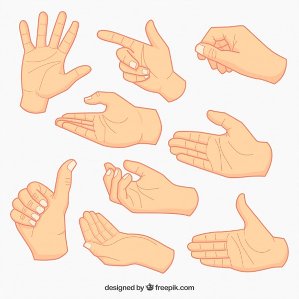 hand design icons