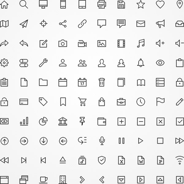 2000+ Beautiful Free Outline Icons for Graphic and Web Designers ...