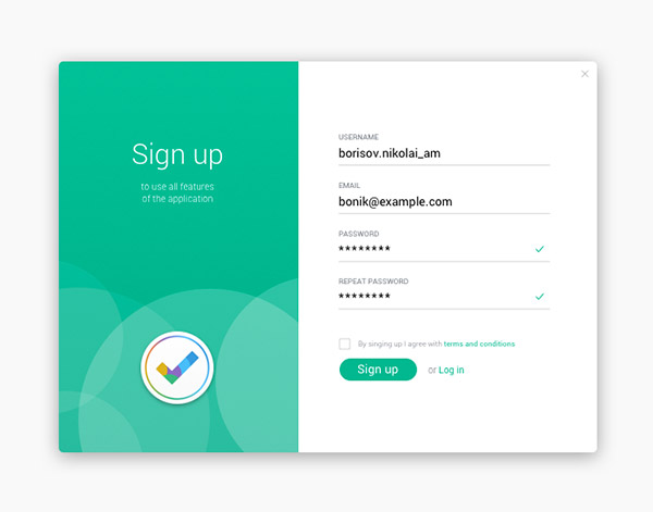 44 Beautiful Sign Up form Designs | Naldz Graphics