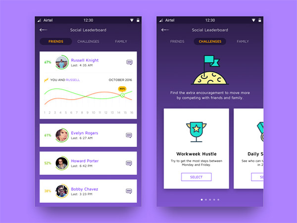 Game leaderboard template  Templates, Mobile app design inspiration, App  design inspiration