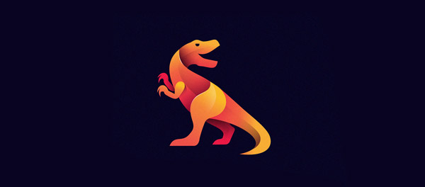 dinosaur logo design