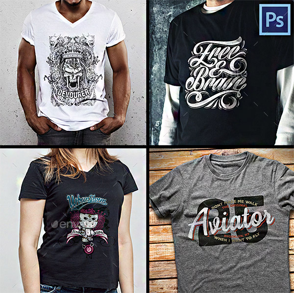 mockups collections shirts