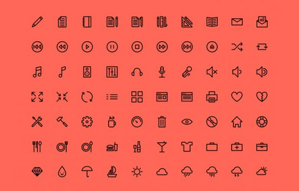 icons pack design