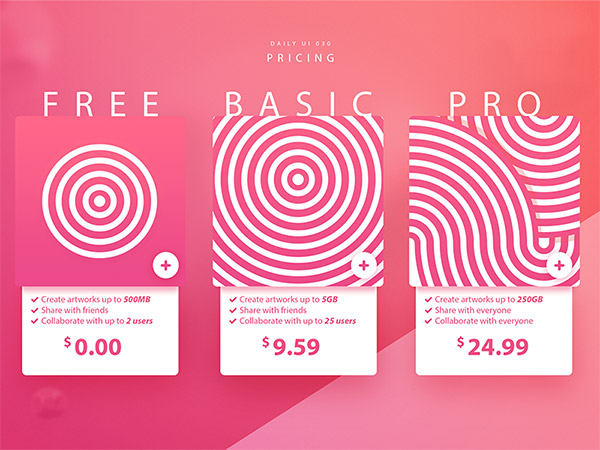 pink spiral graphics