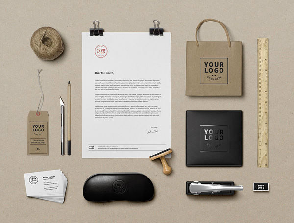 identity mockup design