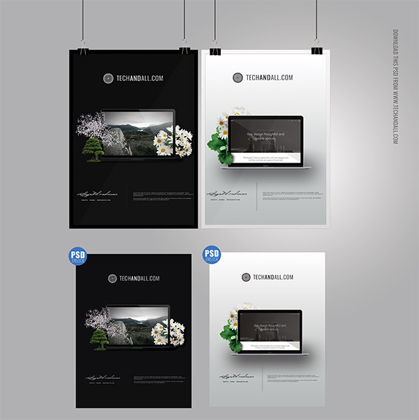 poster mockup freebie